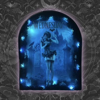 WEDNESDAY – Resin Light Art Gothic Edition