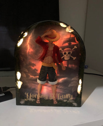 LUFFY – Luminous resin artwork