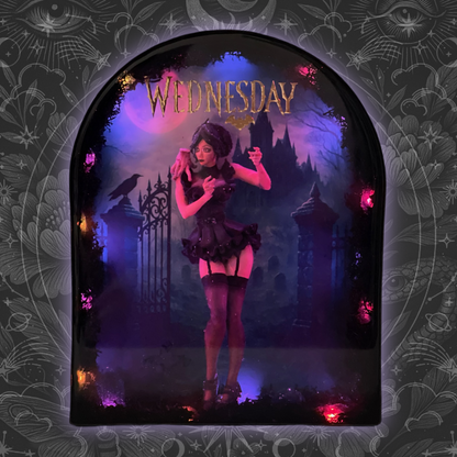WEDNESDAY – Resin Light Art Gothic Edition