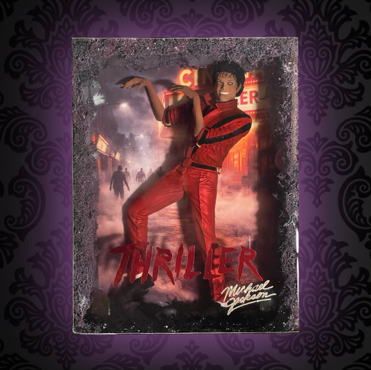 Michael Jackson Thriller Resin Light Art – Lampada Artistica LED Fatta a Mano | Pezzo Unico EMPYROS