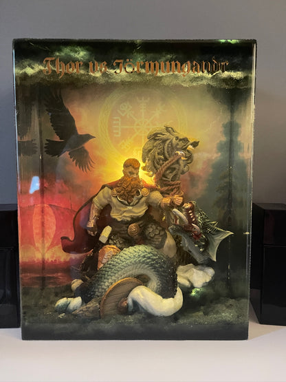 THOR vs JÖRMUNGANDR – Resin Light Sculpture