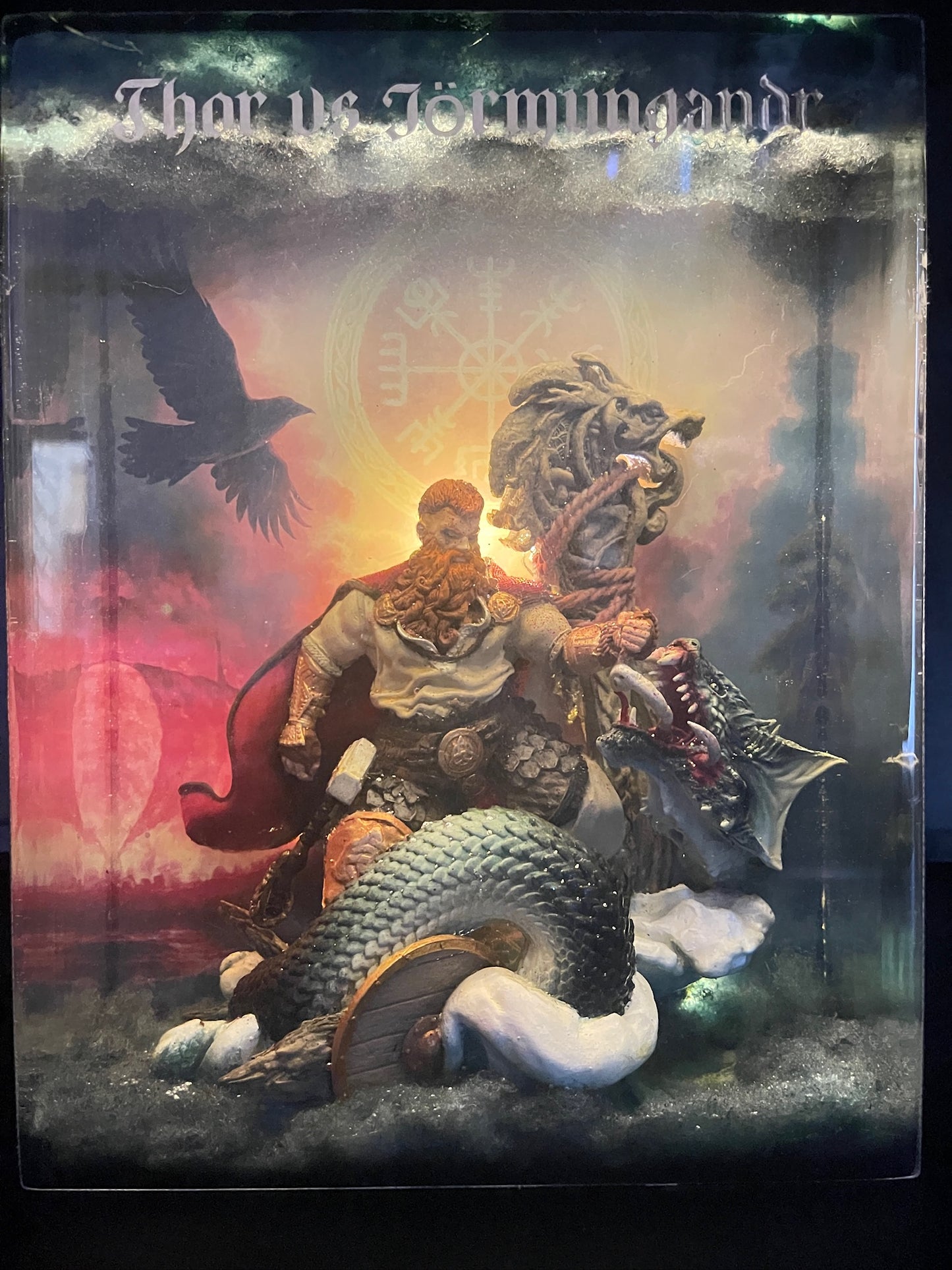 THOR vs JÖRMUNGANDR – Resin Light Sculpture