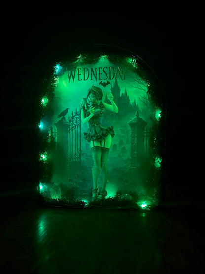 WEDNESDAY – Resin Light Art Gothic Edition