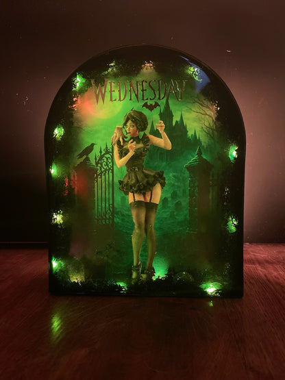 WEDNESDAY – Resin Light Art Gothic Edition