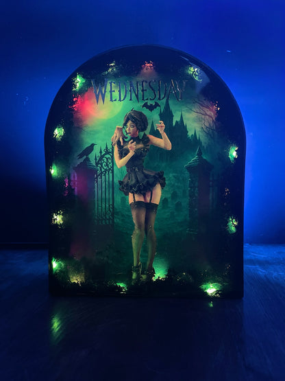 WEDNESDAY – Resin Light Art Gothic Edition