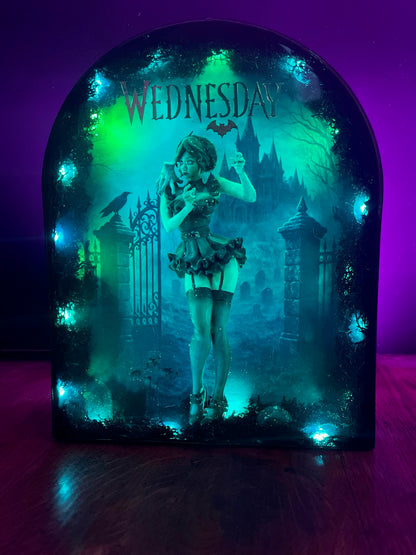 WEDNESDAY – Resin Light Art Gothic Edition