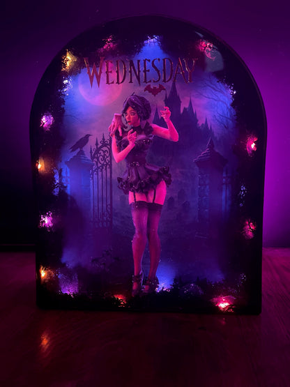 WEDNESDAY – Resin Light Art Gothic Edition