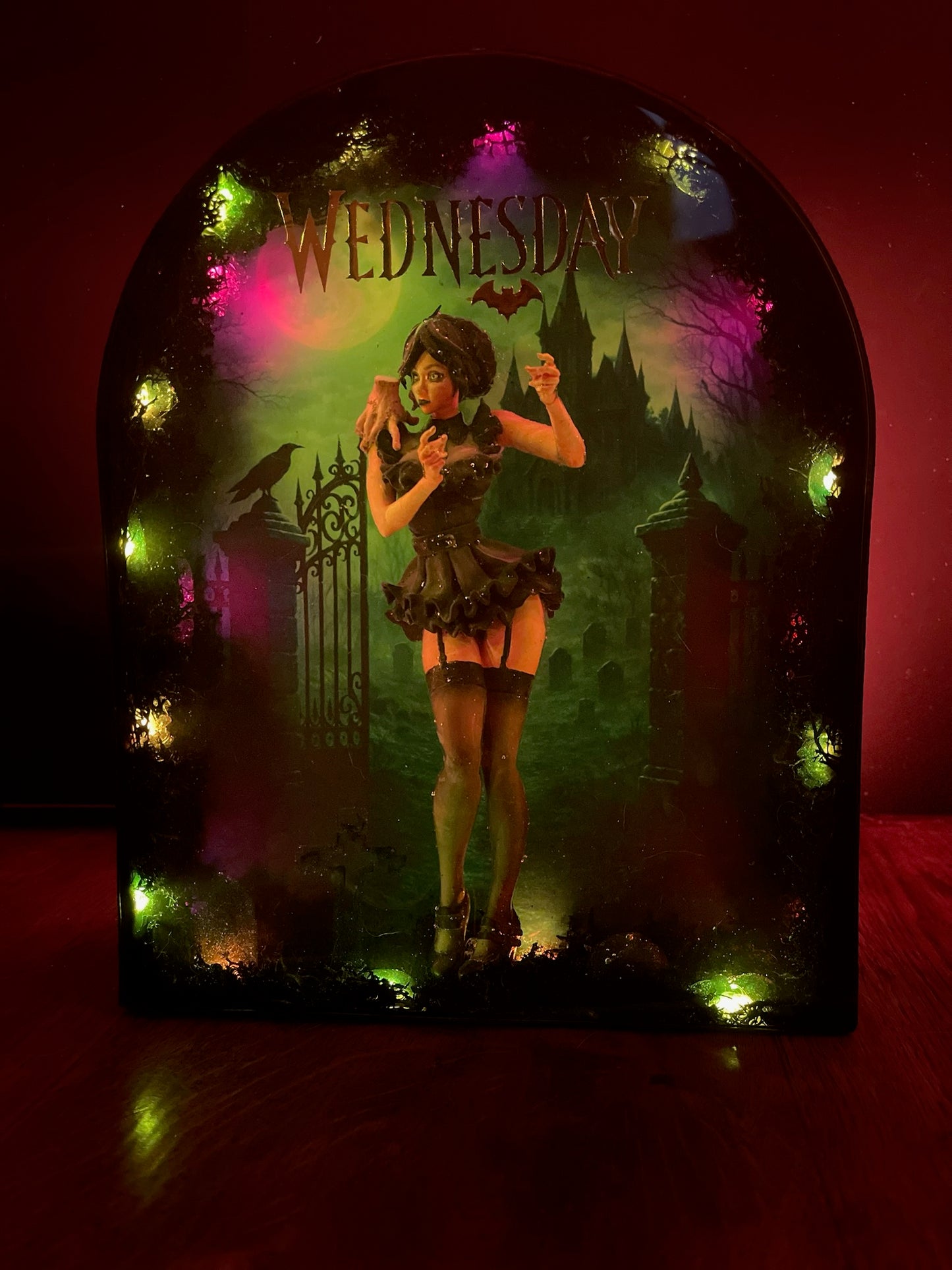 WEDNESDAY – Resin Light Art Gothic Edition