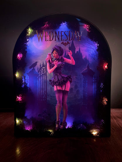WEDNESDAY – Resin Light Art Gothic Edition