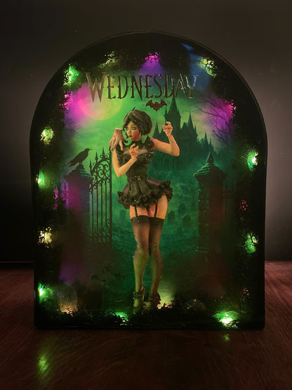 WEDNESDAY – Resin Light Art Gothic Edition