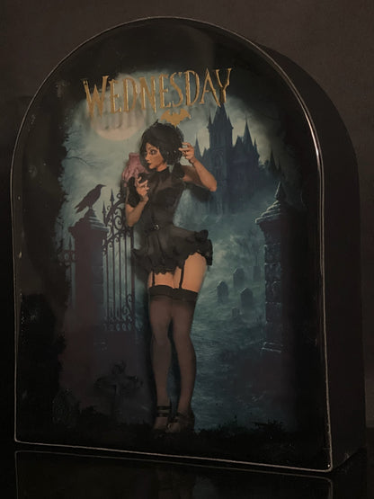 WEDNESDAY – Resin Light Art Gothic Edition