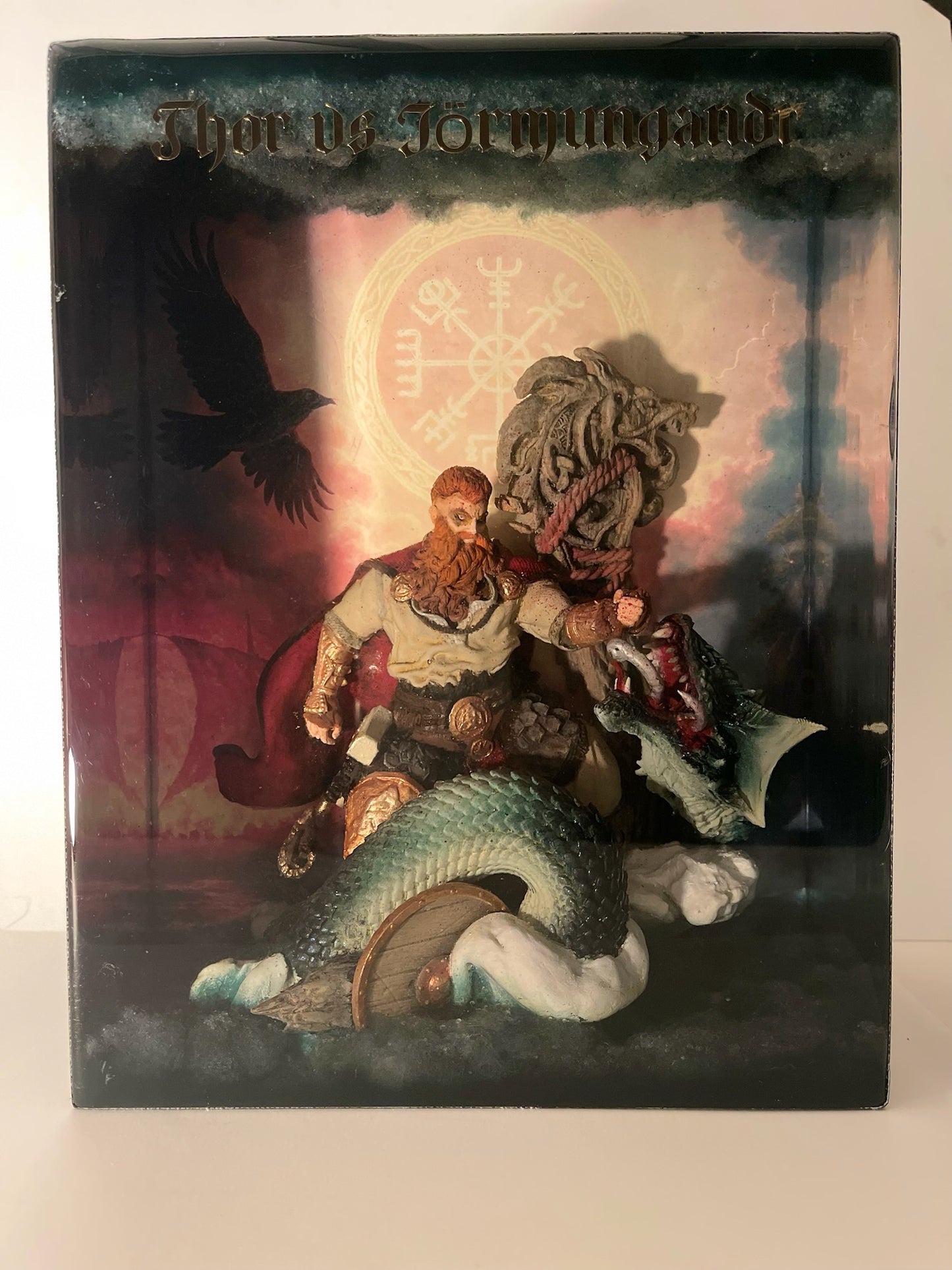 THOR vs JÖRMUNGANDR – Resin Light Sculpture