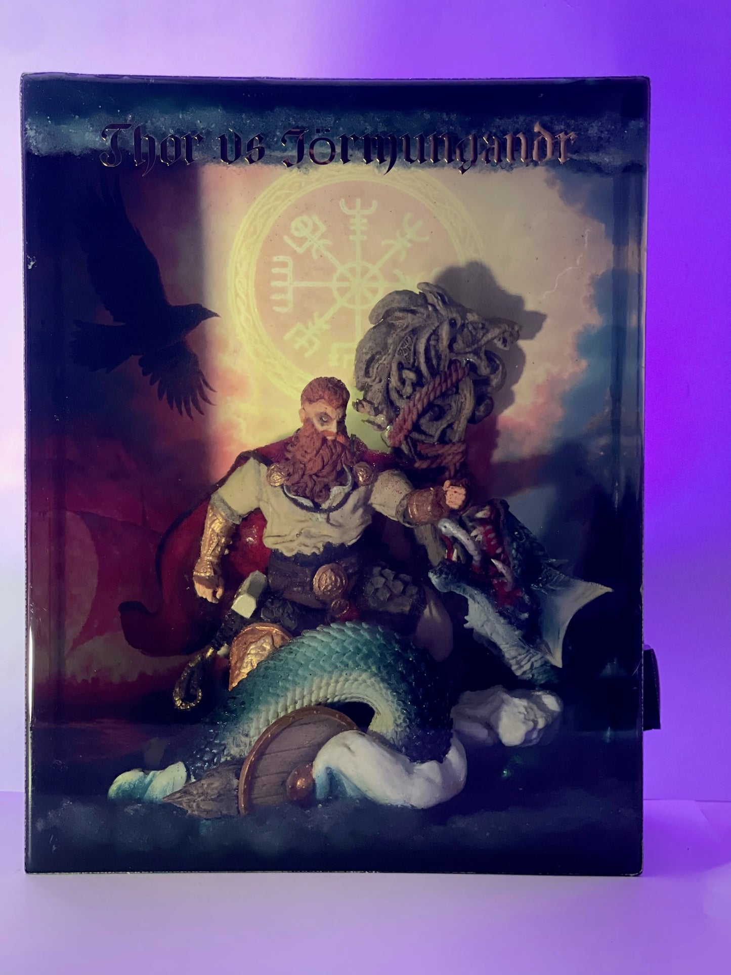 THOR vs JÖRMUNGANDR – Resin Light Sculpture