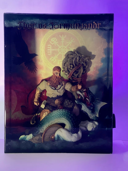 THOR vs JÖRMUNGANDR – Resin Light Sculpture