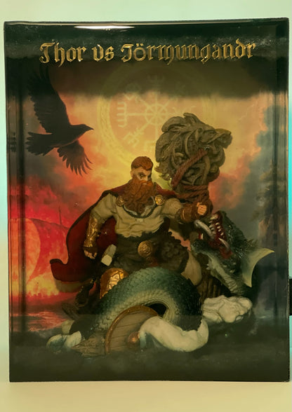 THOR vs JÖRMUNGANDR – Resin Light Sculpture