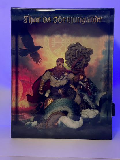 THOR vs JÖRMUNGANDR – Resin Light Sculpture