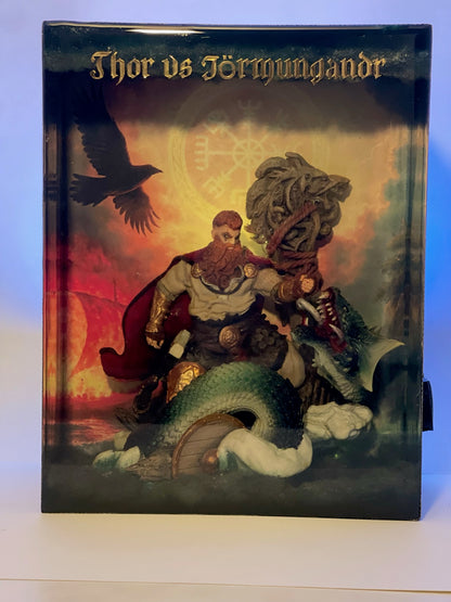 THOR vs JÖRMUNGANDR – Resin Light Sculpture