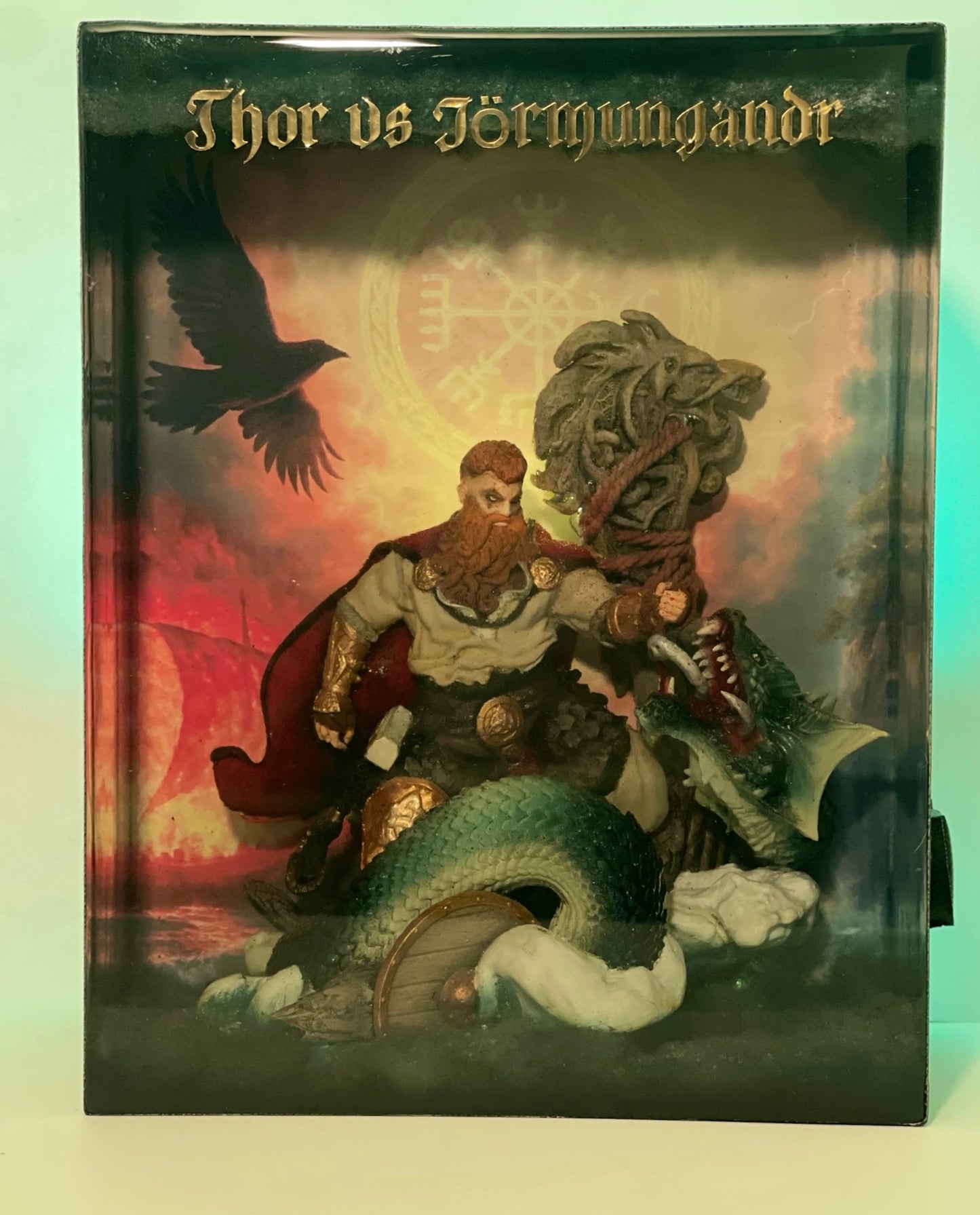 THOR vs JÖRMUNGANDR – Resin Light Sculpture