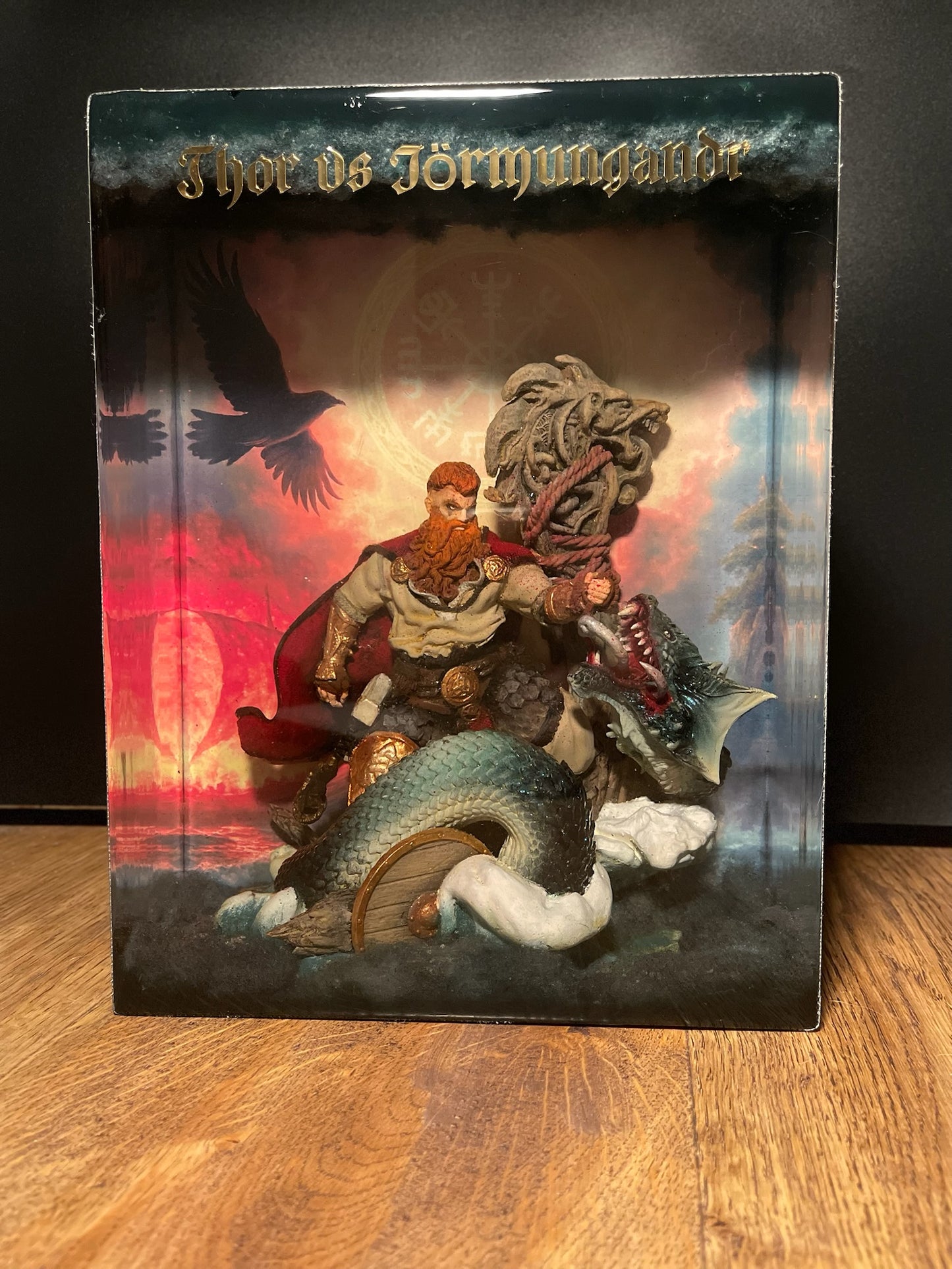 THOR vs JÖRMUNGANDR – Resin Light Sculpture