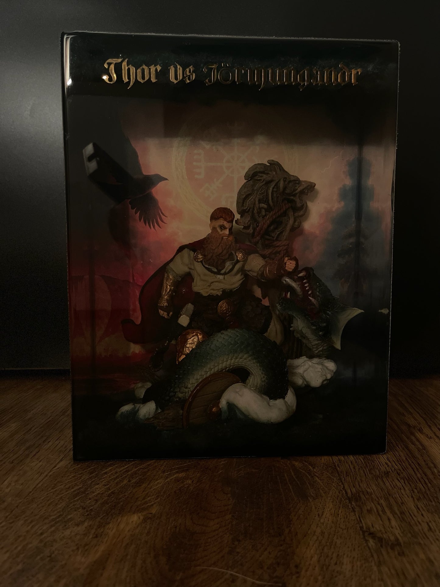 THOR vs JÖRMUNGANDR – Resin Light Sculpture