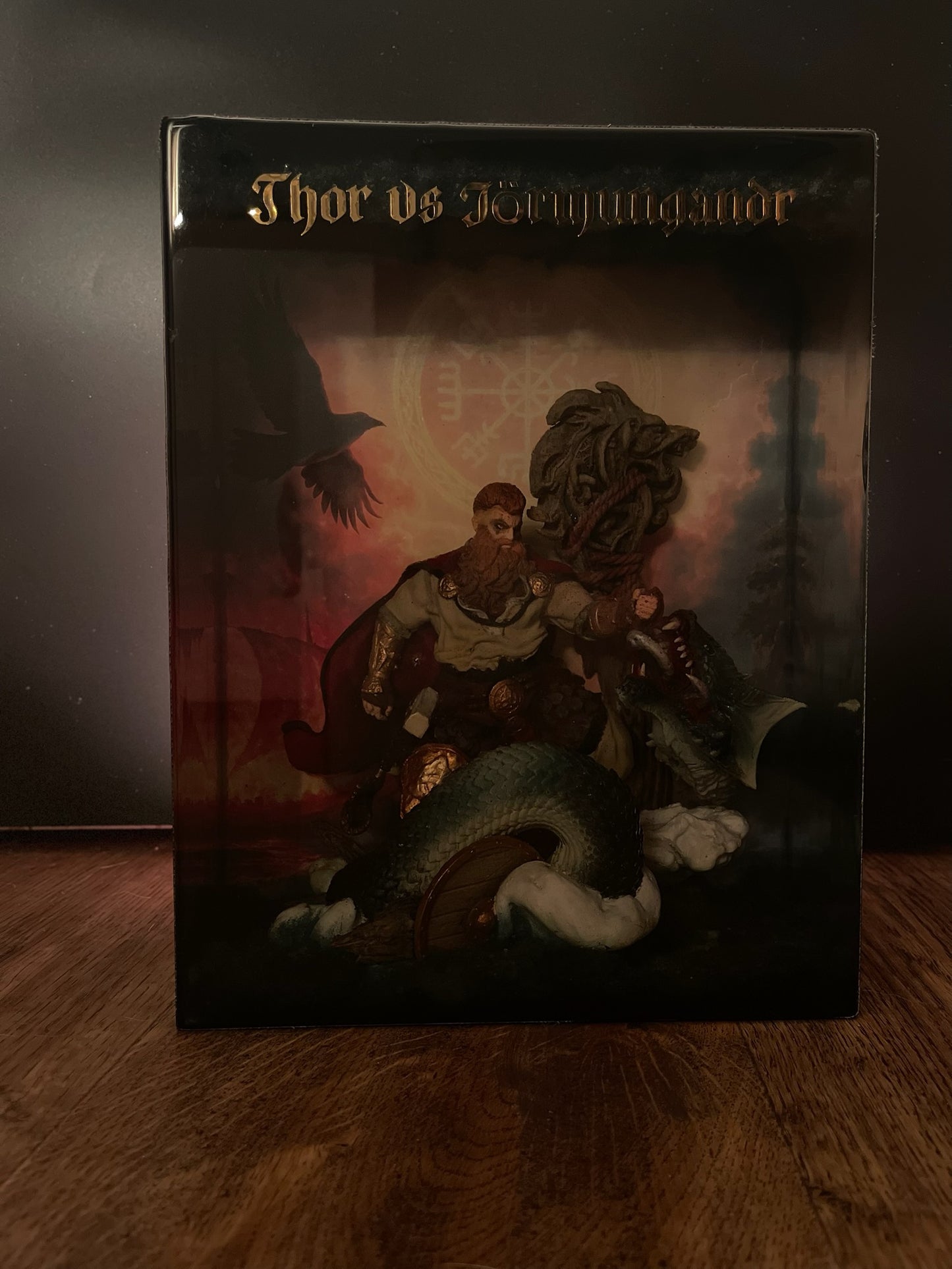 THOR vs JÖRMUNGANDR – Resin Light Sculpture