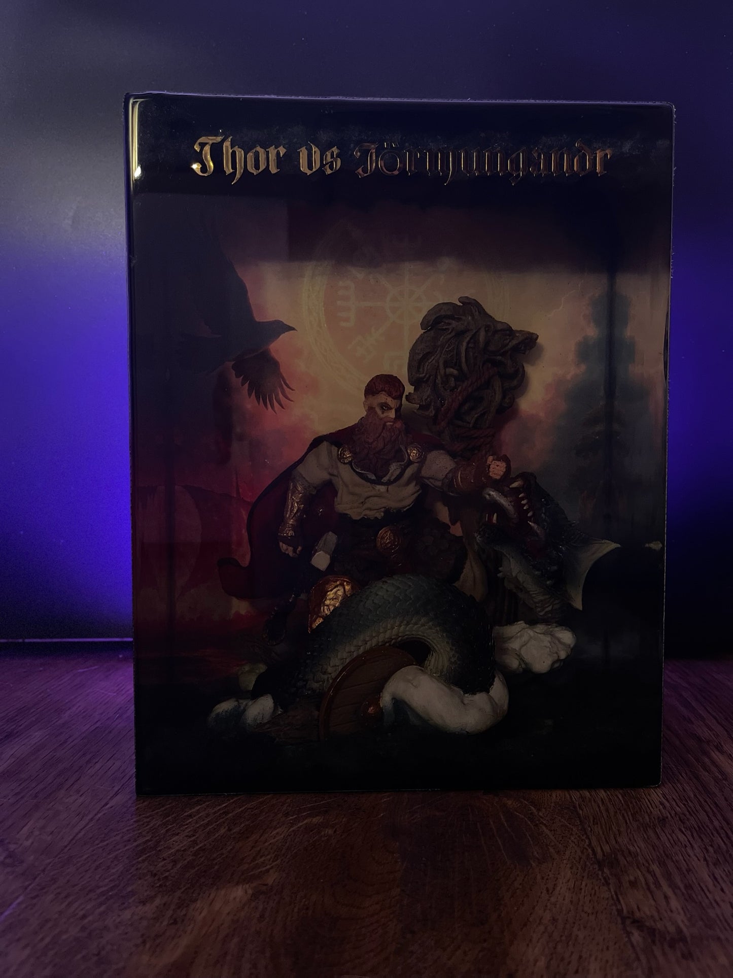 THOR vs JÖRMUNGANDR – Resin Light Sculpture