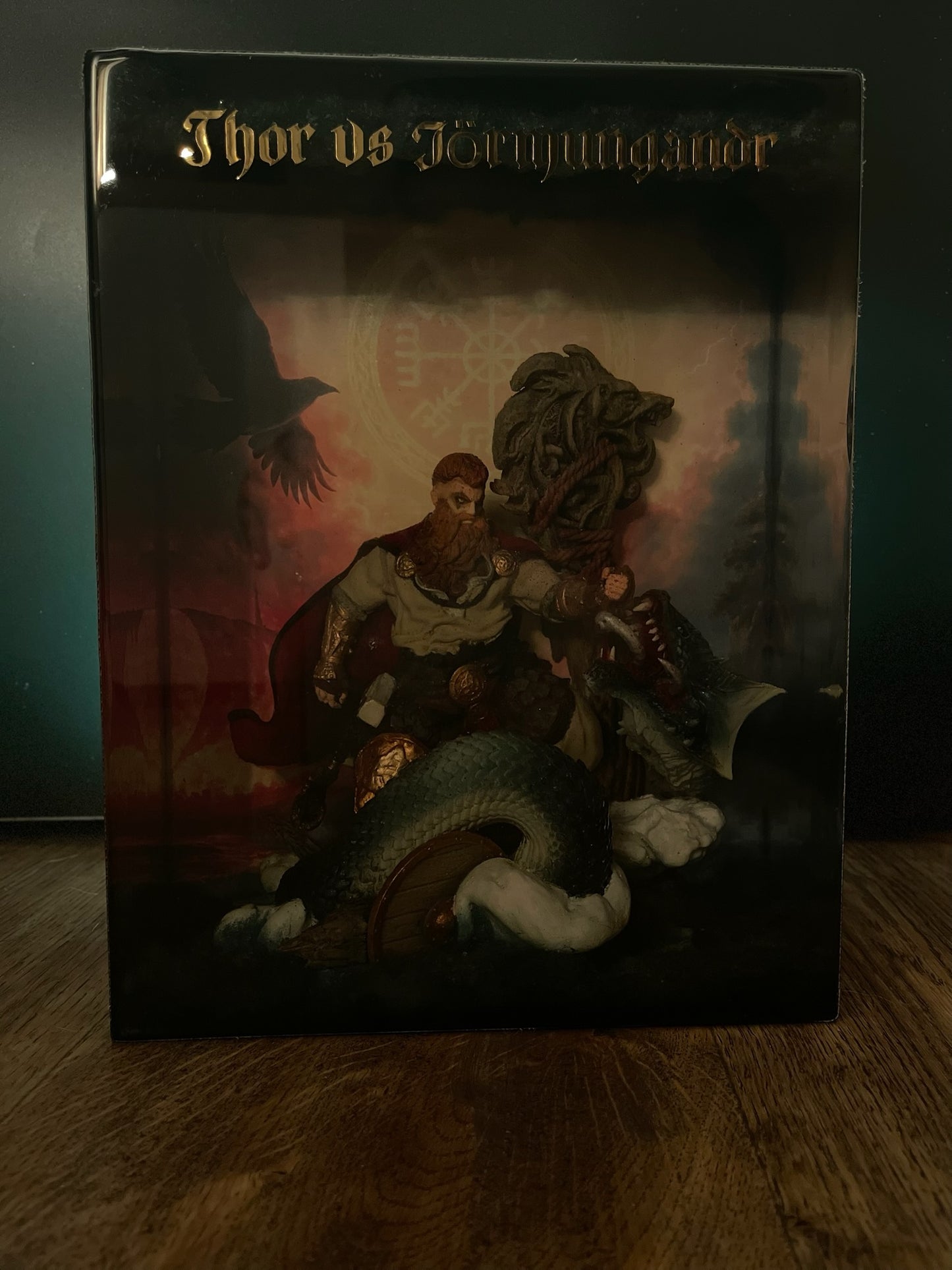 THOR vs JÖRMUNGANDR – Resin Light Sculpture