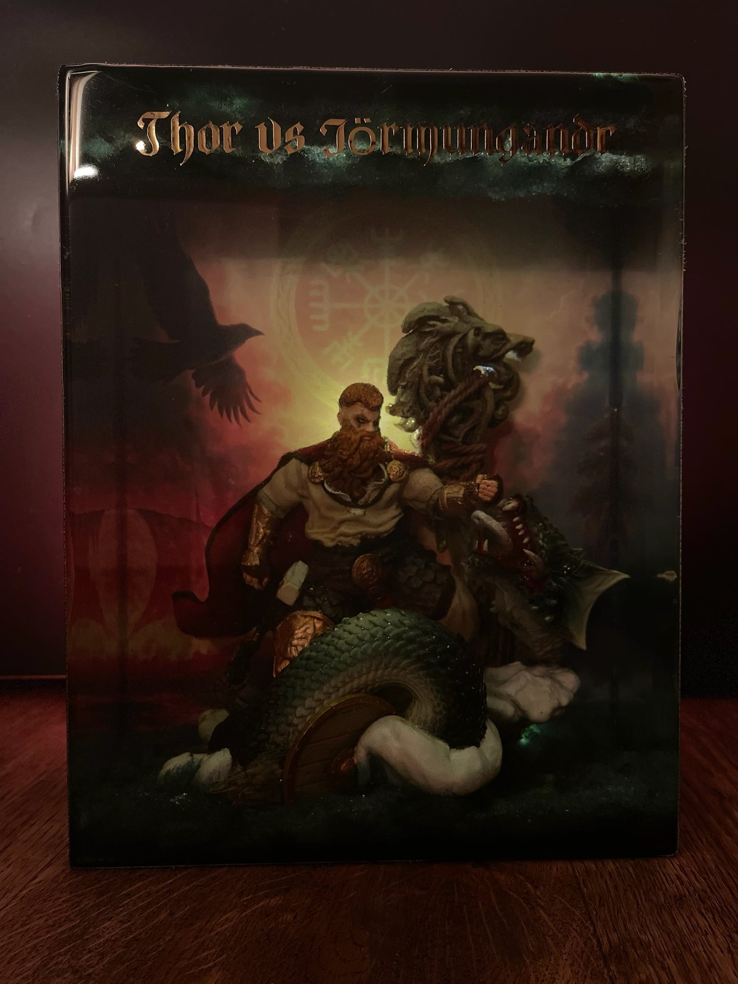 THOR vs JÖRMUNGANDR – Resin Light Sculpture