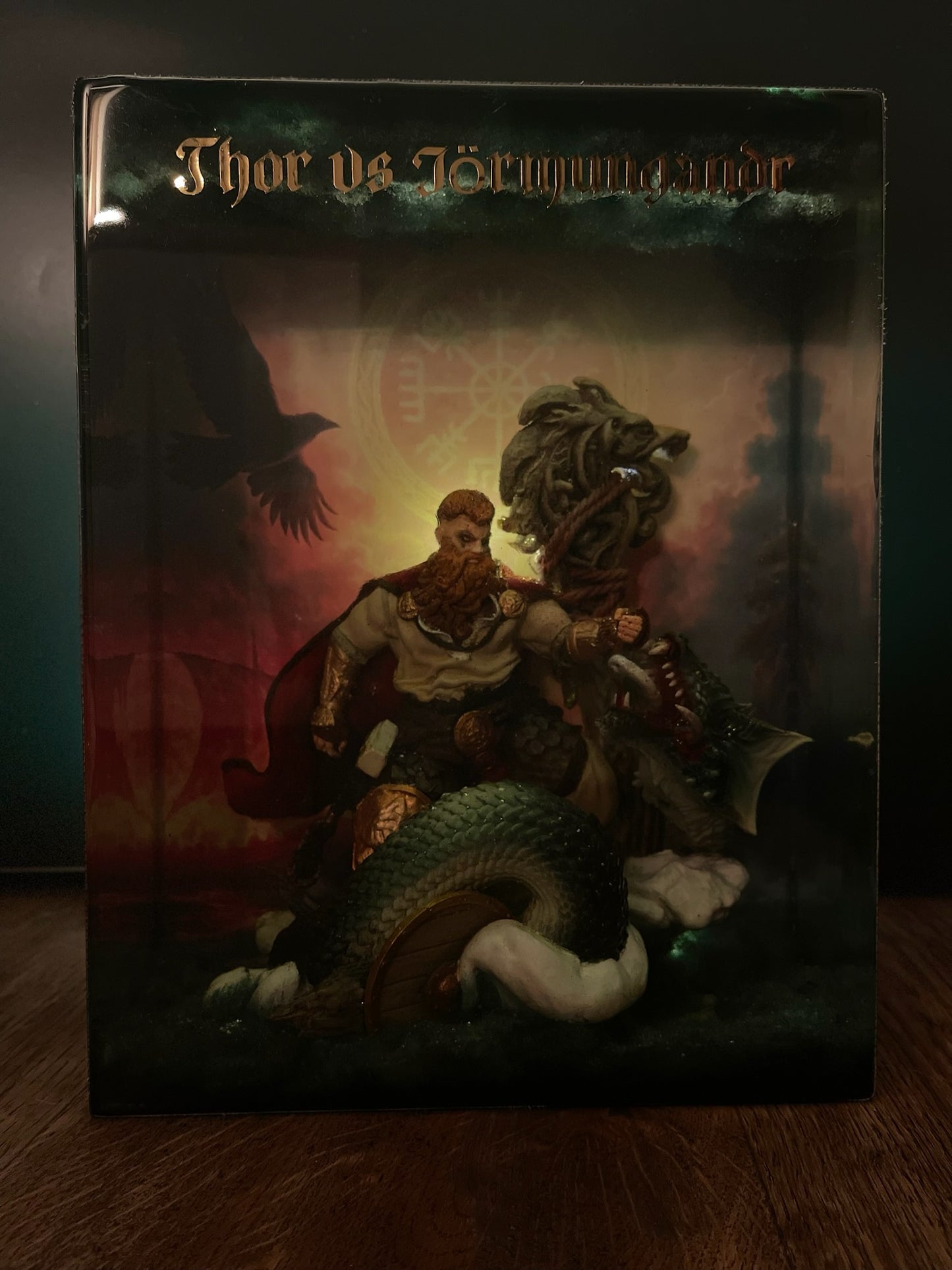 THOR vs JÖRMUNGANDR – Resin Light Sculpture
