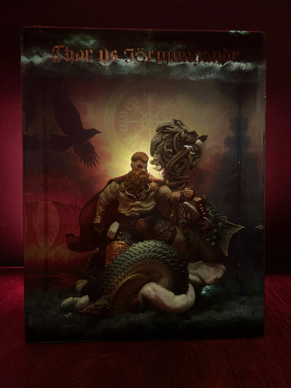 THOR vs JÖRMUNGANDR – Resin Light Sculpture