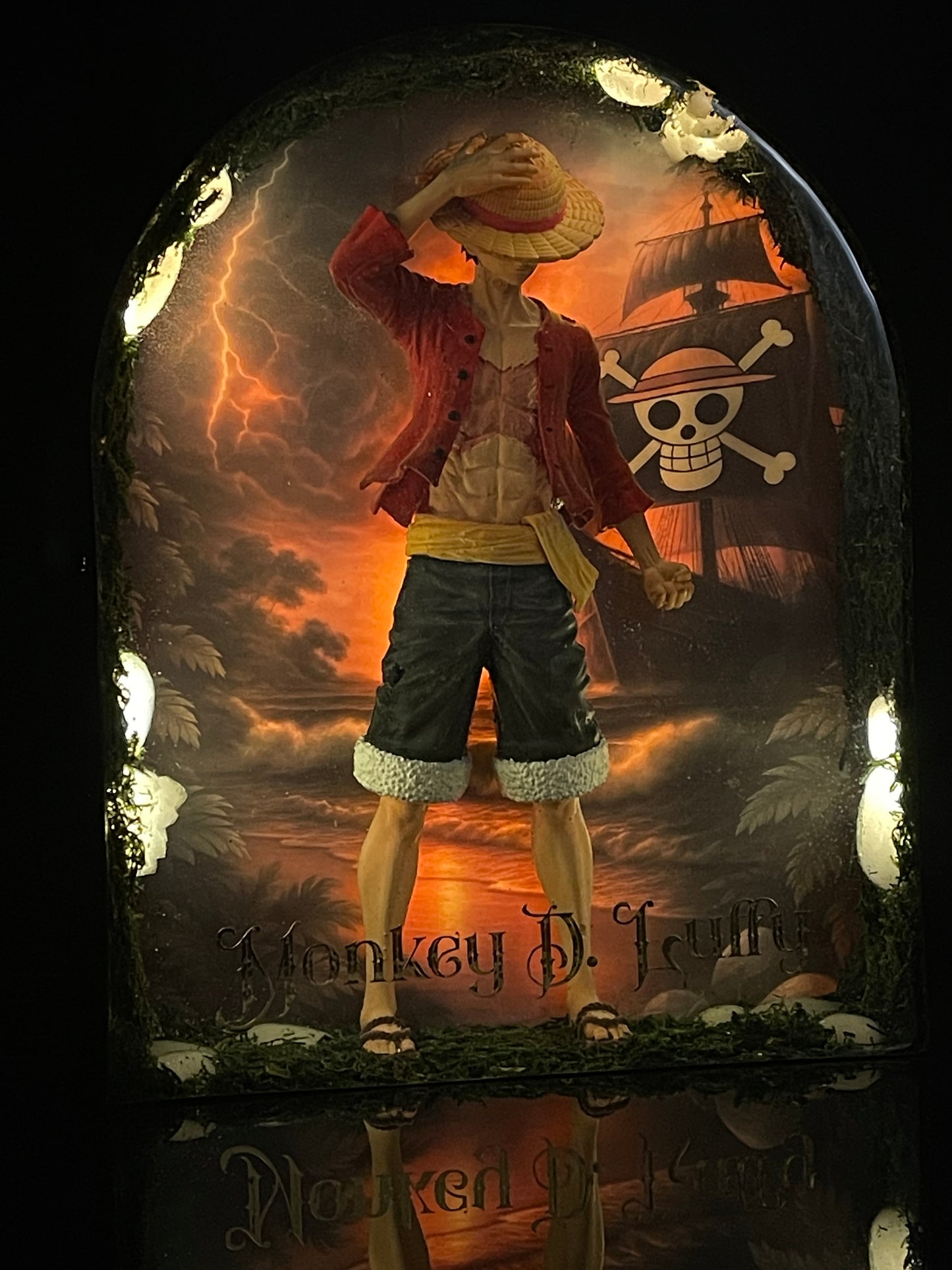 LUFFY – Luminous resin artwork