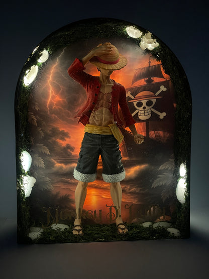 LUFFY – Luminous resin artwork