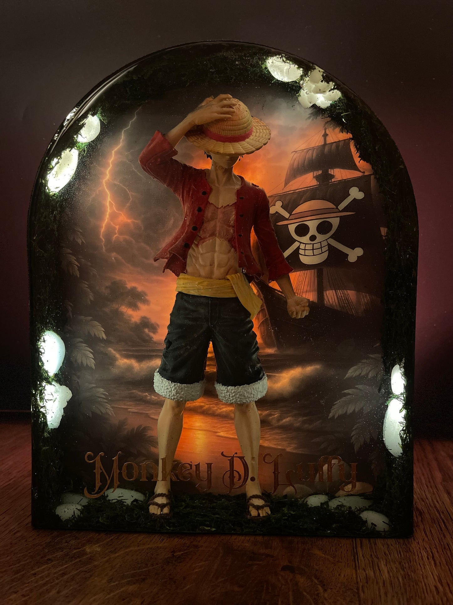 LUFFY – Luminous resin artwork