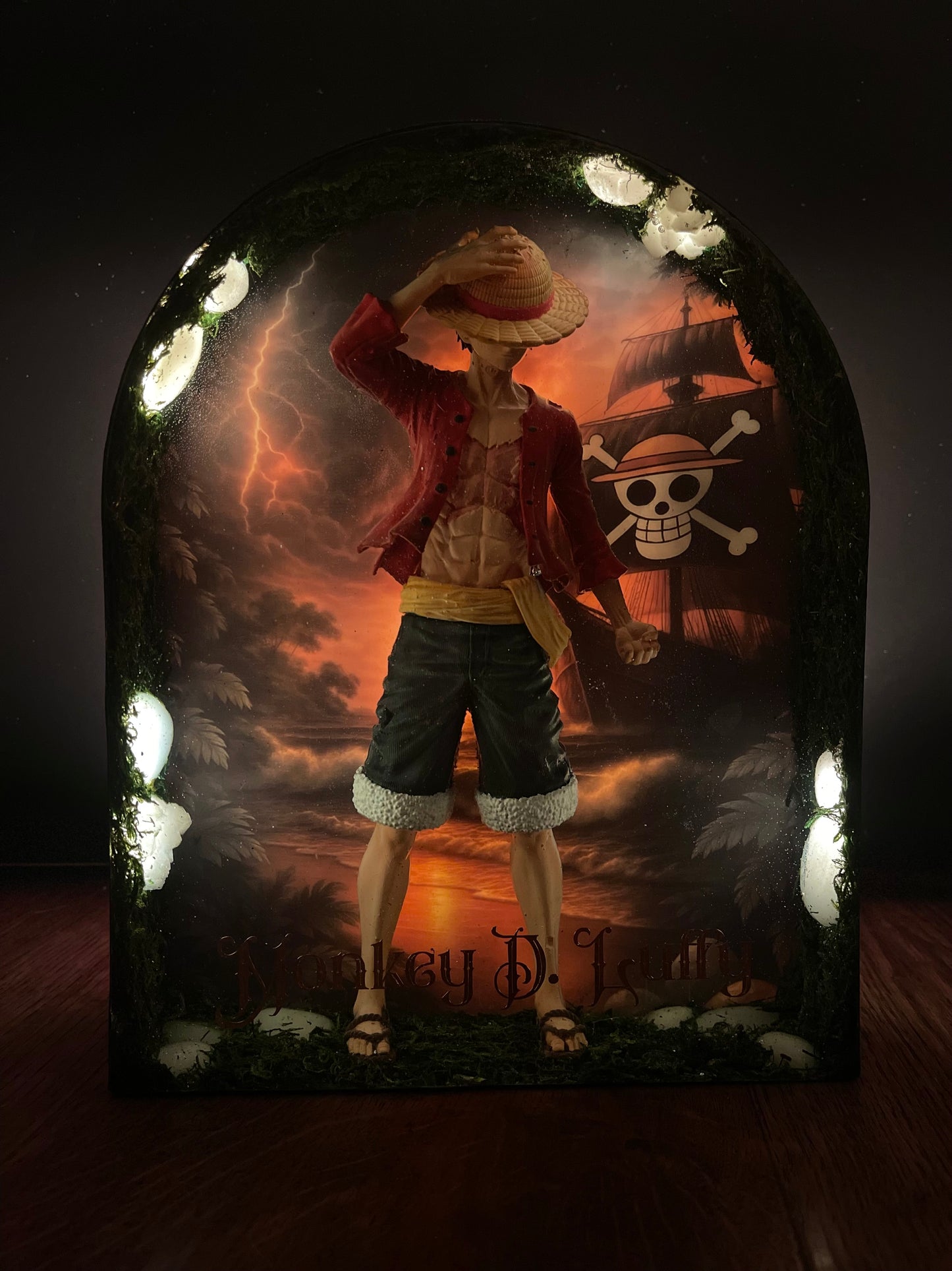 LUFFY – Luminous resin artwork