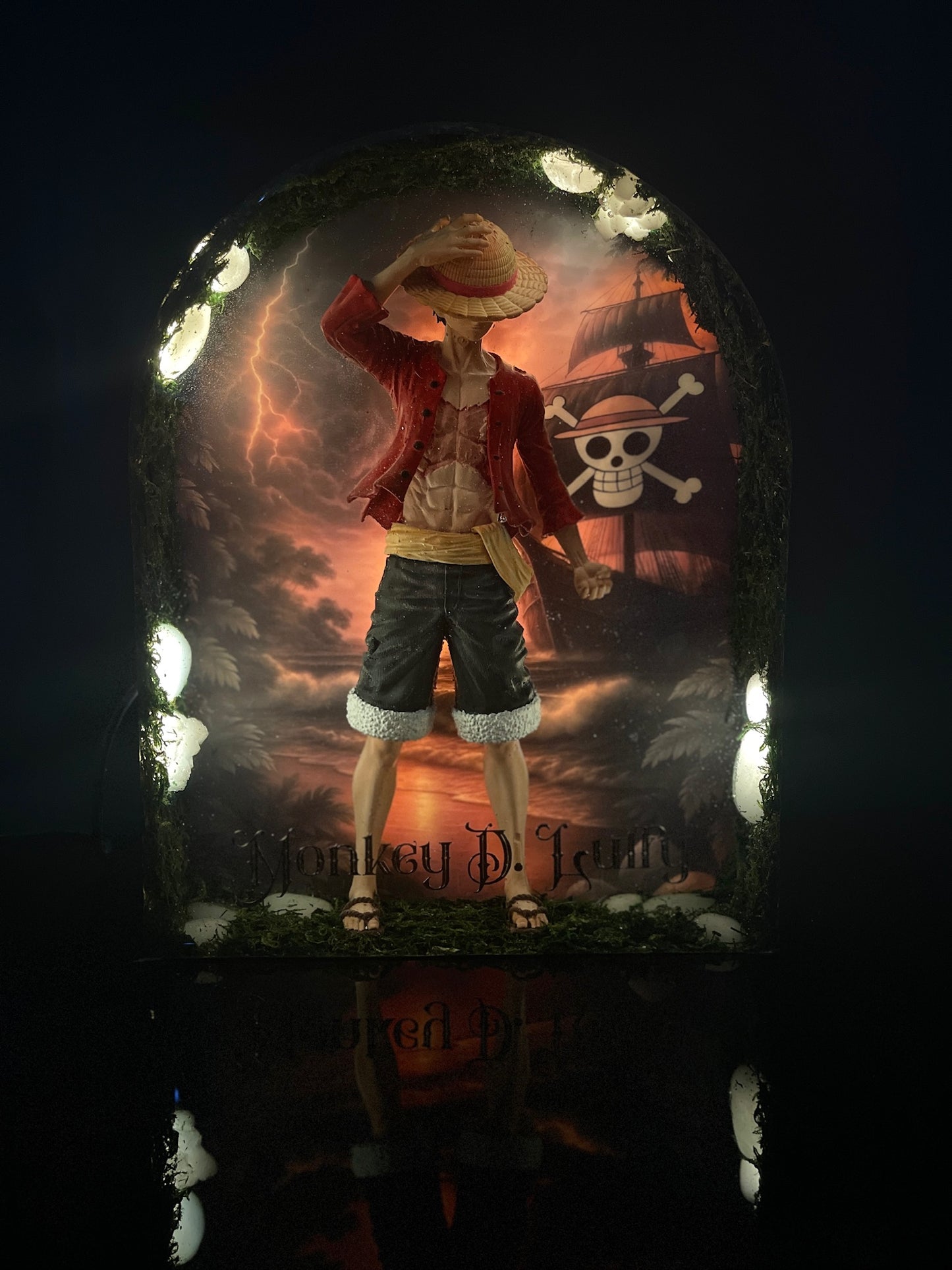 LUFFY – Luminous resin artwork