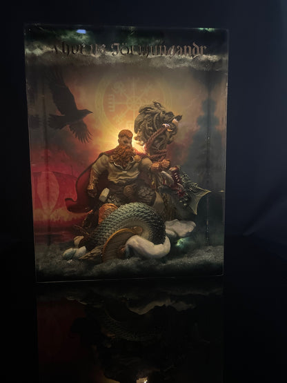 THOR vs JÖRMUNGANDR – Resin Light Sculpture