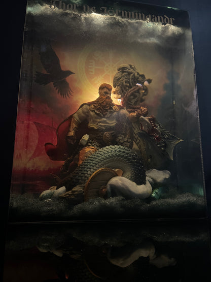 THOR vs JÖRMUNGANDR – Resin Light Sculpture