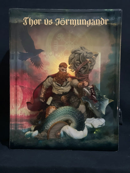 THOR vs JÖRMUNGANDR – Resin Light Sculpture