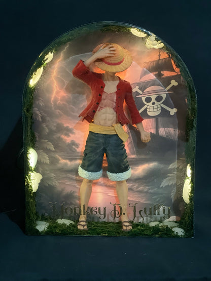 LUFFY – Luminous resin artwork