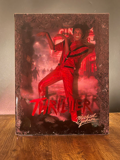 Michael Jackson Thriller Resin Light Art – Lampada Artistica LED Fatta a Mano | Pezzo Unico EMPYROS