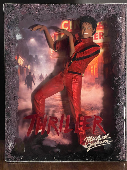 Michael Jackson Thriller Resin Light Art – Lampada Artistica LED Fatta a Mano | Pezzo Unico EMPYROS