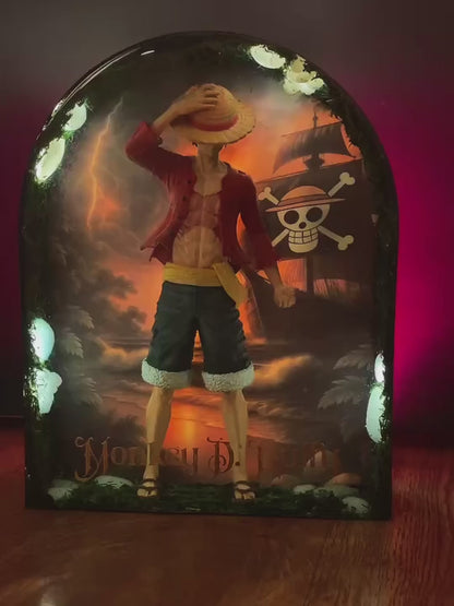 LUFFY – Luminous resin artwork