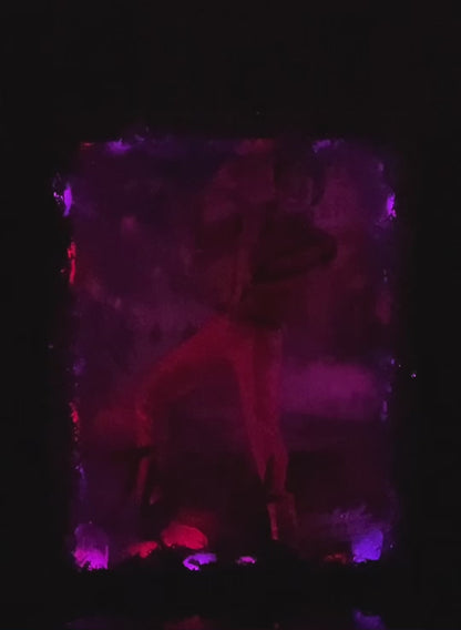 Michael Jackson Thriller Resin Light Art – Lampada Artistica LED Fatta a Mano | Pezzo Unico EMPYROS