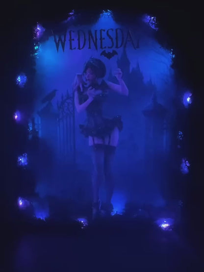 WEDNESDAY – Resin Light Art Gothic Edition